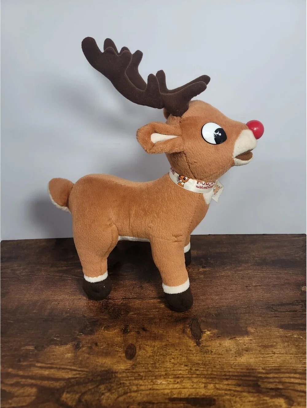 Rudolph Reindeer Island Of Misfit Toys RARE Teenage ANTLERS Plush CVS Satin Bow